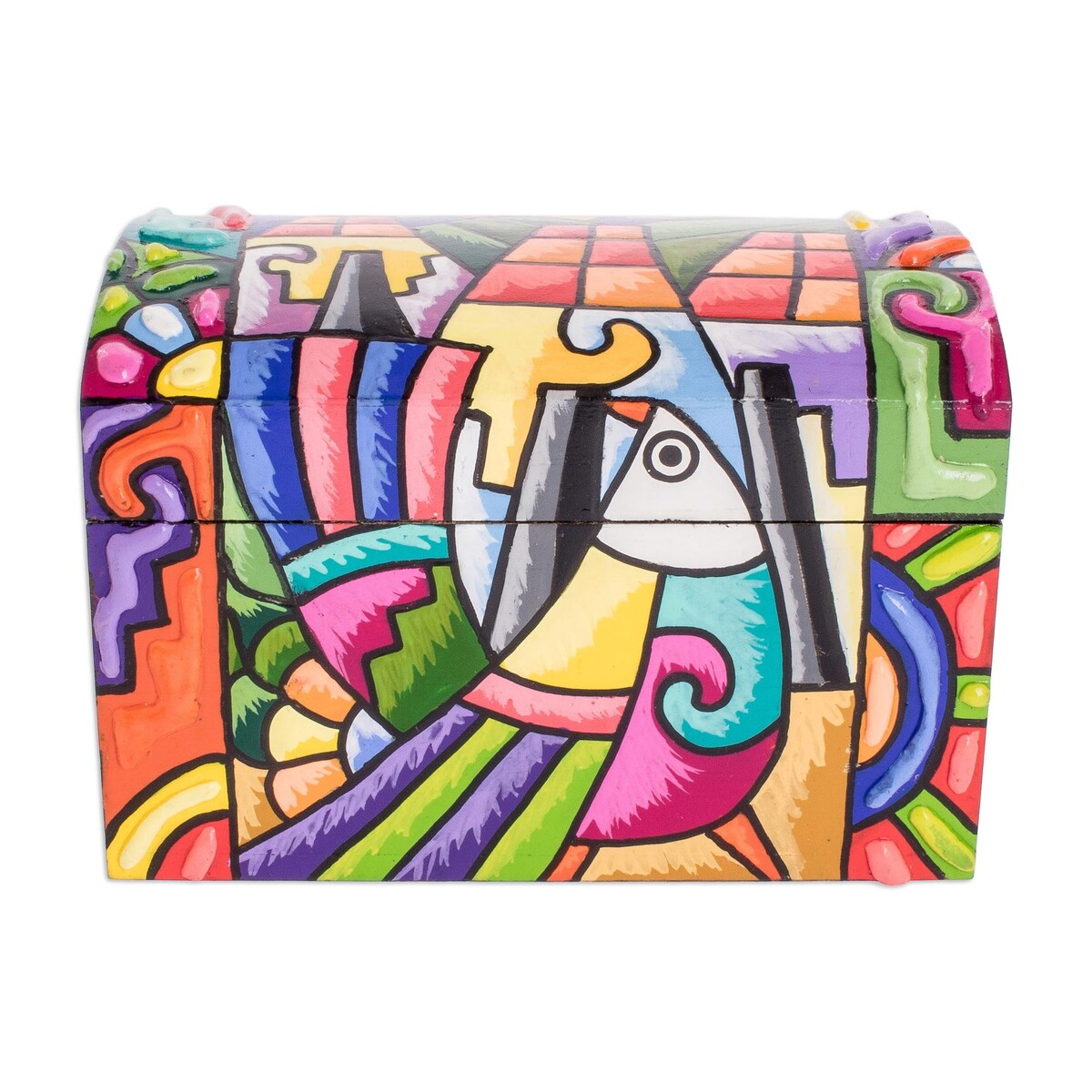 Novica Handmade Beauties From La Palma Wood Decorative Box