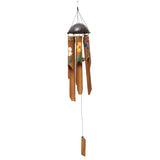 Novica Handmade Blooming Bamboo Bamboo And Coconut Shell Wind Chime