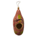 Novica Handmade Blossoms On Blush Hand Painted Gourd Birdhouse