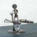 Novica Handmade Chiropractic Recycled Metal Figurine