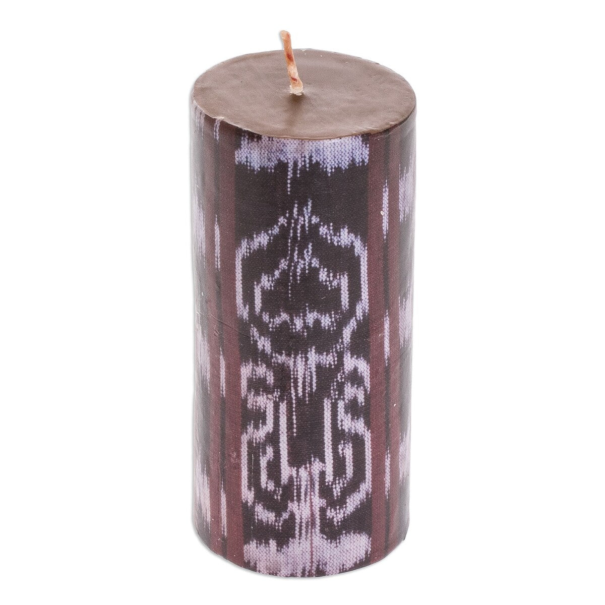Novica Handmade Coban Coffee Pillar Candle