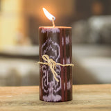 Novica Handmade Coban Coffee Pillar Candle