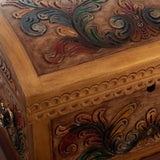 Novica Handmade Colonial Secret Mohena Wood And Leather Jewelry Box