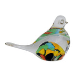 Novica Handmade Confetti Canary Handblown Recycled Glass Paperweight
