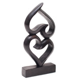 Novica Handmade Double The Love Wood Sculpture