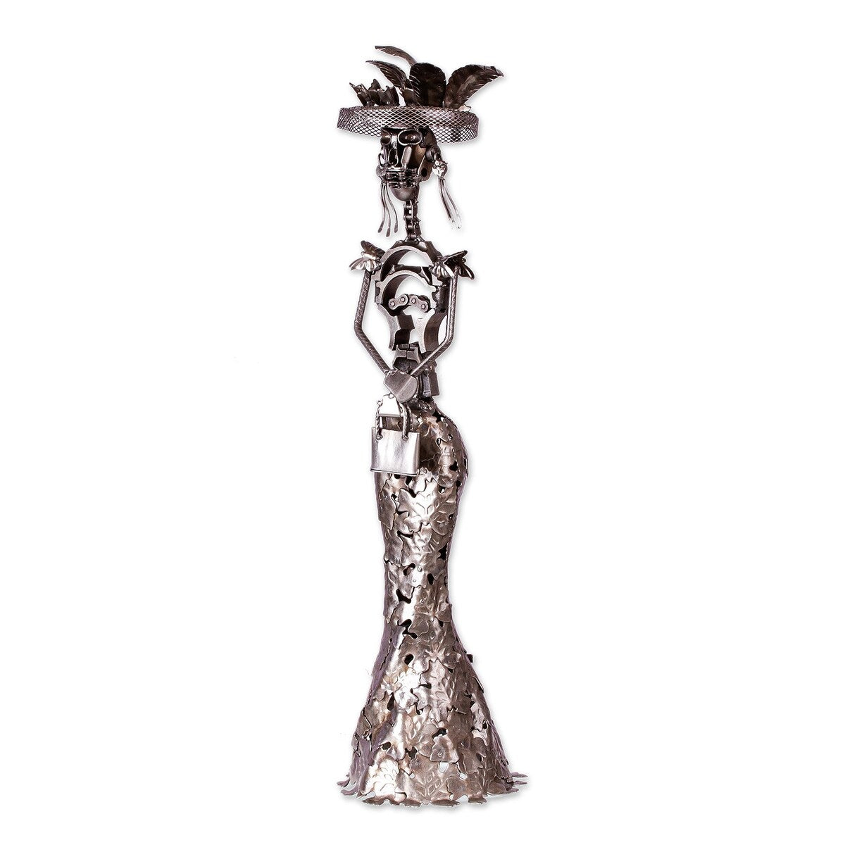 Novica Handmade Drop-Dead Gorgeous Recycled Auto Parts Sculpture