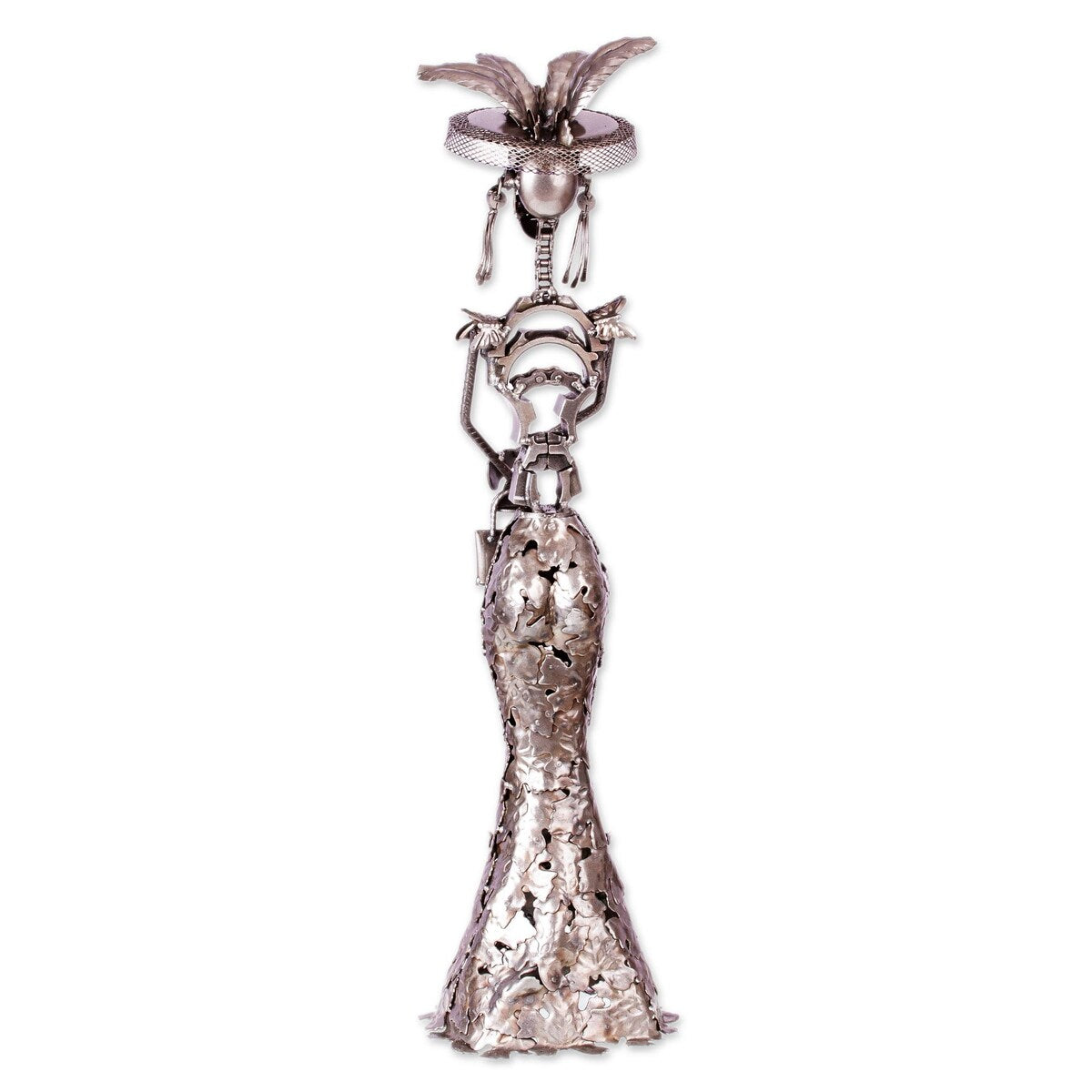 Novica Handmade Drop-Dead Gorgeous Recycled Auto Parts Sculpture