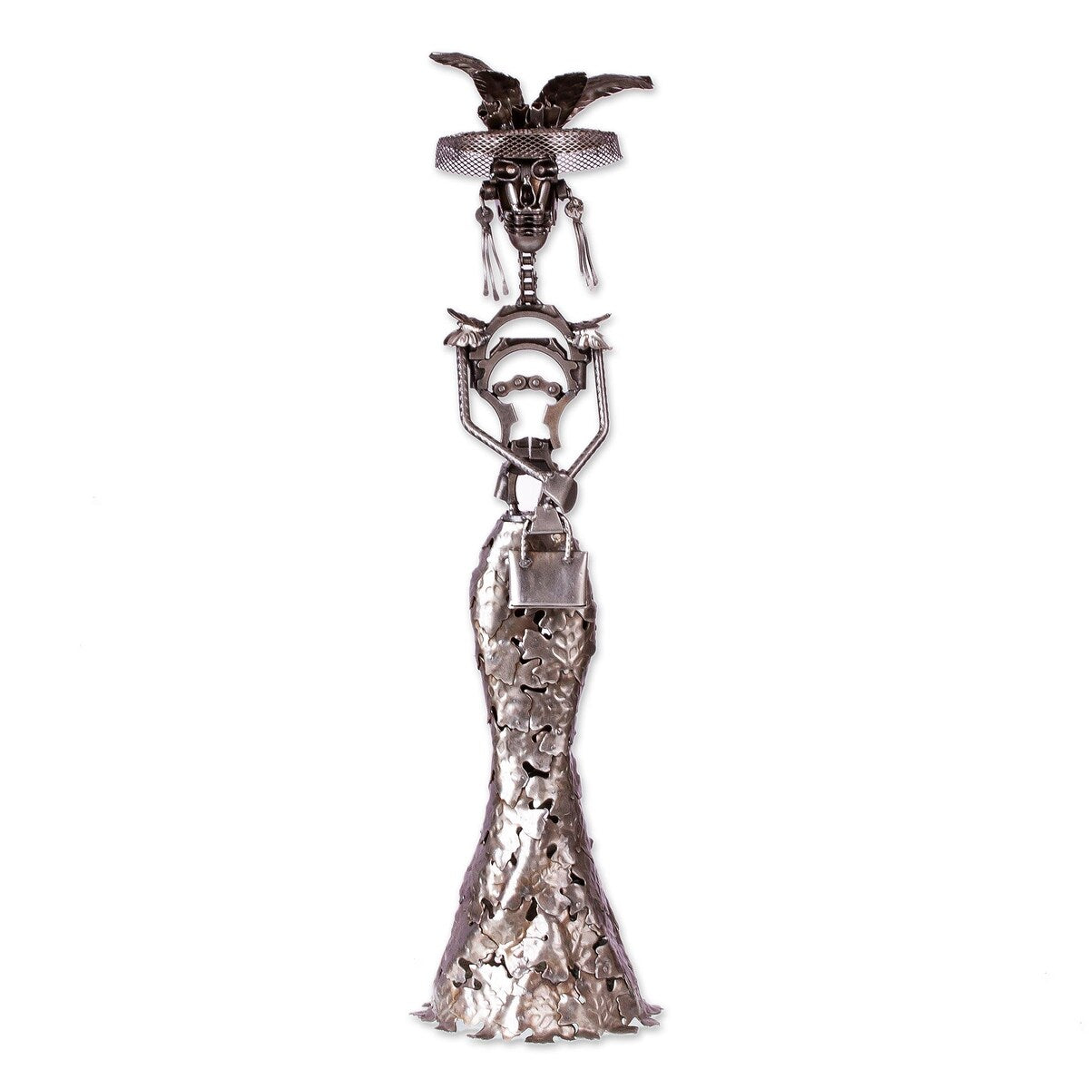 Novica Handmade Drop-Dead Gorgeous Recycled Auto Parts Sculpture