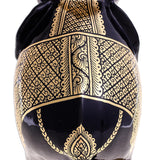 Novica Handmade Elephant King Gold-Accented Wood Sculpture