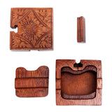 Novica Handmade First Sunset Wood Puzzle Box