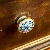 Novica Handmade Floral Convenience Ceramic Knobs (Set Of 4)