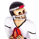 Novica Handmade Football De Los Muertos Ceramic Skeleton Sculpture
