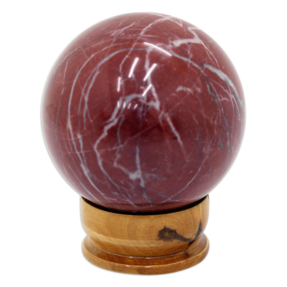 Novica Handmade Fortune Orb Jasper Sculpture
