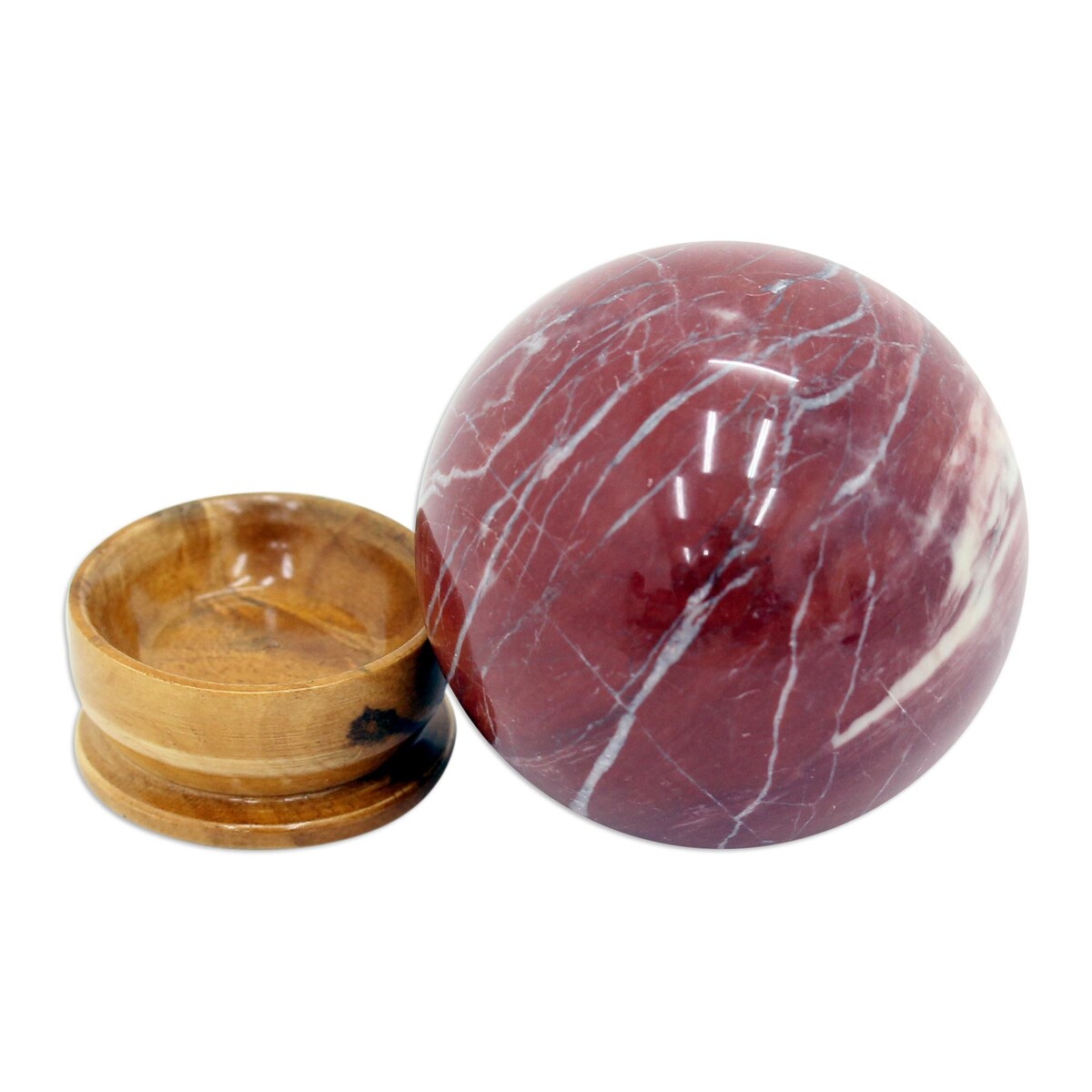 Novica Handmade Fortune Orb Jasper Sculpture