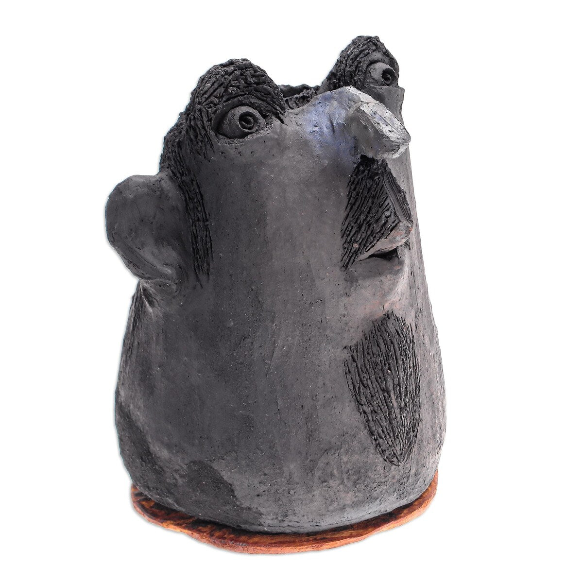 Novica Handmade Good Man Ceramic Statuette