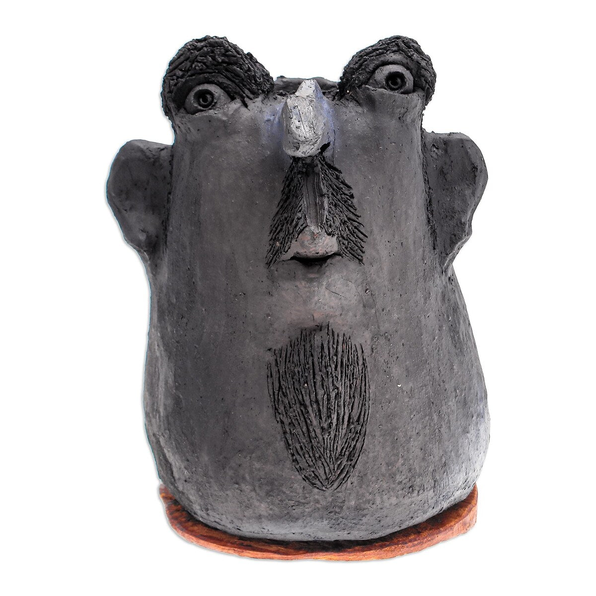 Novica Handmade Good Man Ceramic Statuette