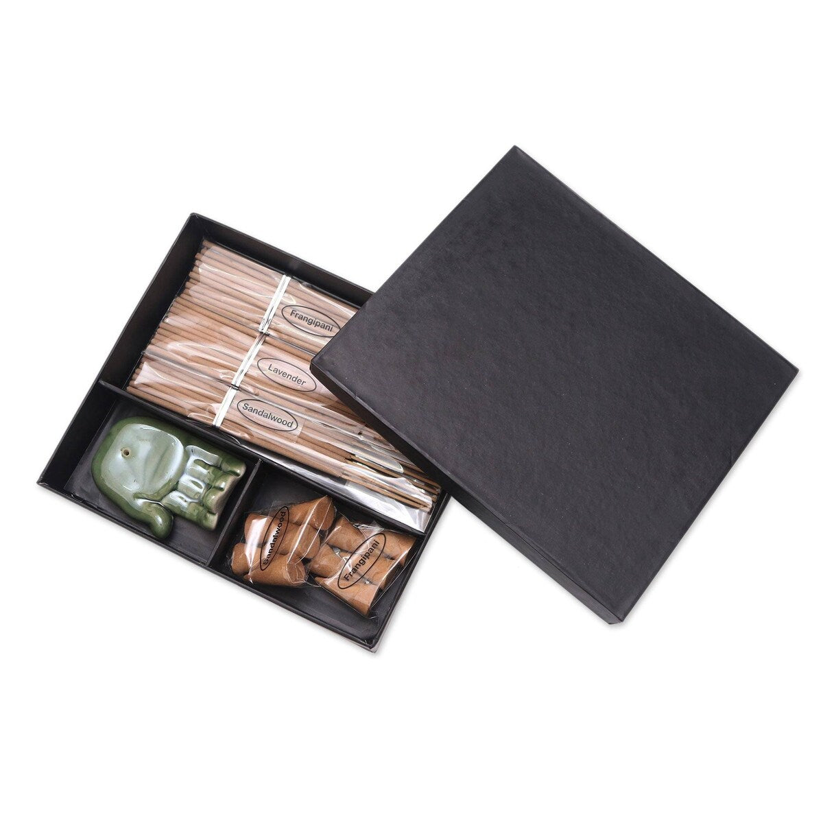 Novica Handmade Green Palm Aromatherapy Gift Set