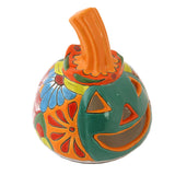 Novica Handmade Happy Jack-O-Lantern Ceramic Candle Holder