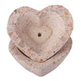 Novica Handmade Heartfelt Planters Reclaimed Stone Flower Pots (Pair)