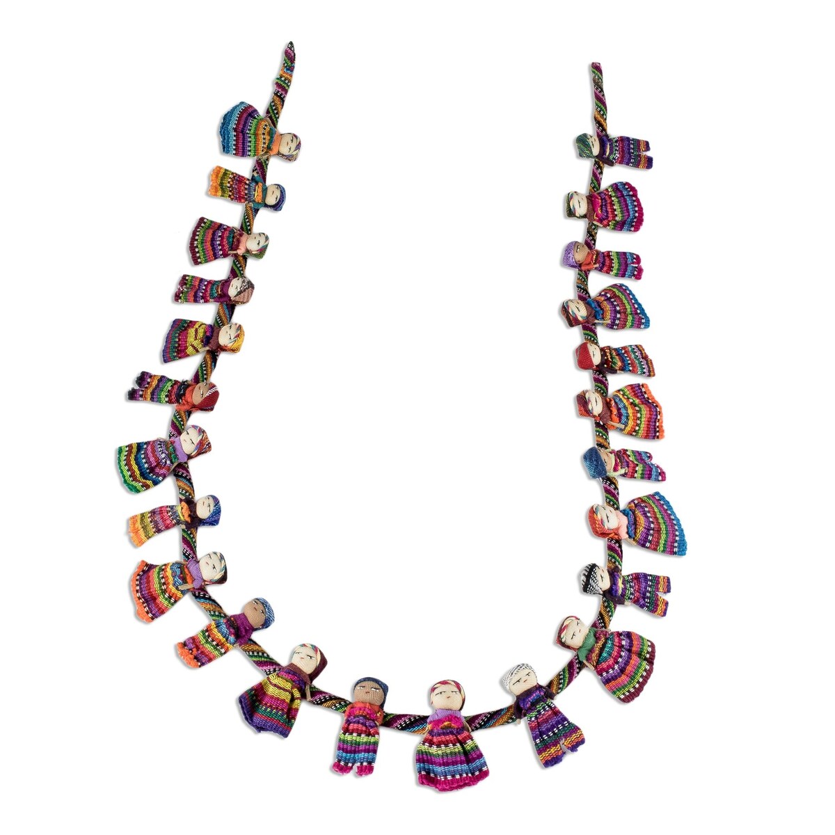 Novica Handmade Joy And Diversity Cotton Garland