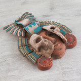 Novica Handmade Life And Death In Teotihuacan Ceramic Mask