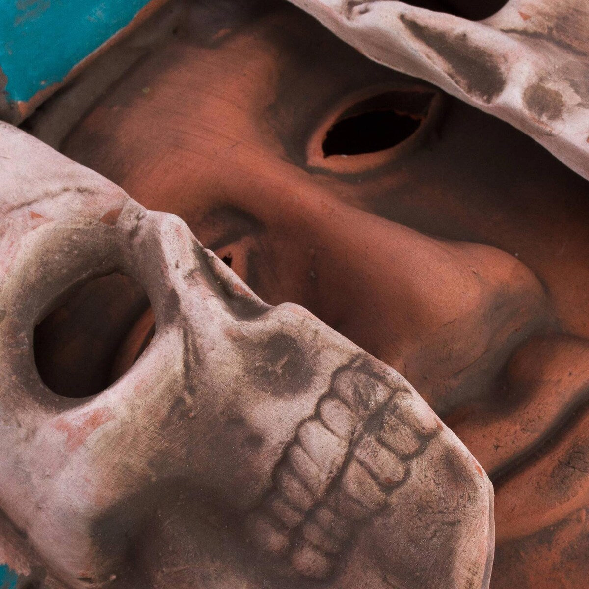Novica Handmade Life And Death In Teotihuacan Ceramic Mask