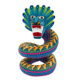 Novica Handmade Majestic Quetzalcoatl Wood Alebrije Figurine