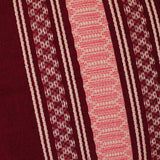 Novica Handmade Maroon Style Zapotec Cotton Cushion Cover