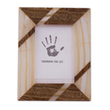 Novica Handmade Modern Lines In Brown Onyx Photo Frame (4X6)