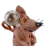 Novica Handmade Mouse With Balloon Ceramic Figurine
