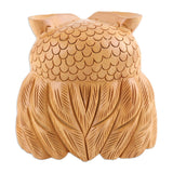 Novica Handmade Owl Charm Wood Figurine