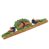 Novica Handmade Peacock Glory Wood Magnet