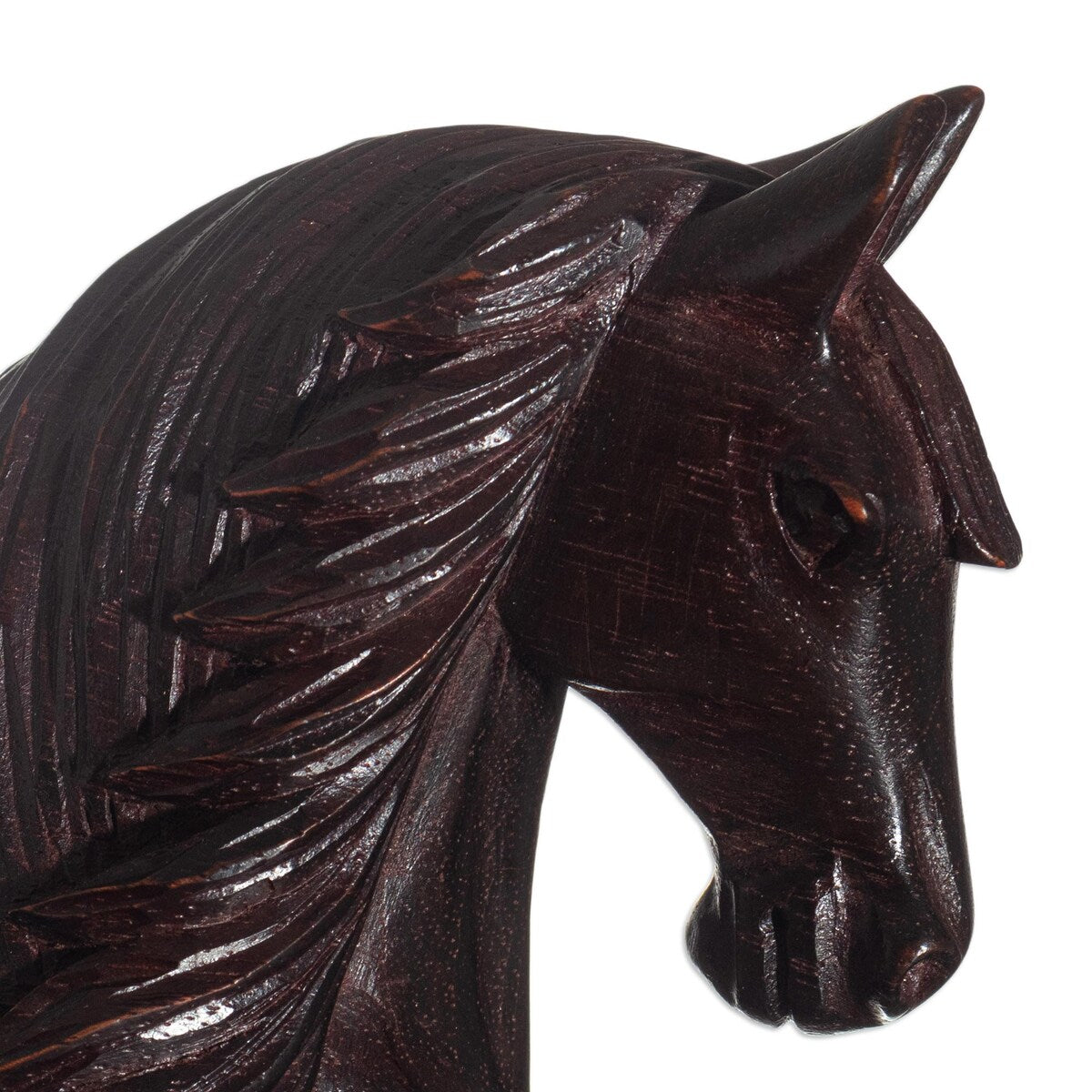 Novica Handmade Proud Peruvian Walking Horse Cedar Wood Sculpture