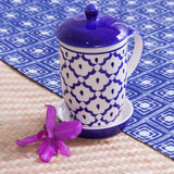Novica Handmade Proud Pineapple Ceramic Mug And Saucer