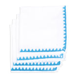 Novica Handmade Pyramid Saga Block-Printed Table Linen Set (Set For 4)