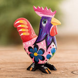 Novica Handmade Radiant Rooster Wood Figurine