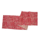 Novica Handmade Red Eden Cotton Blend Table Runner And Placemats (Set Of 5)