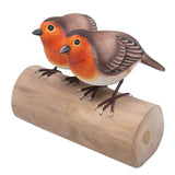 Novica Handmade Robins Best Friend Wood Statuette