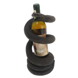Novica Handmade Snake Embrace Wood Bottle Holder