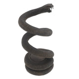 Novica Handmade Snake Embrace Wood Bottle Holder