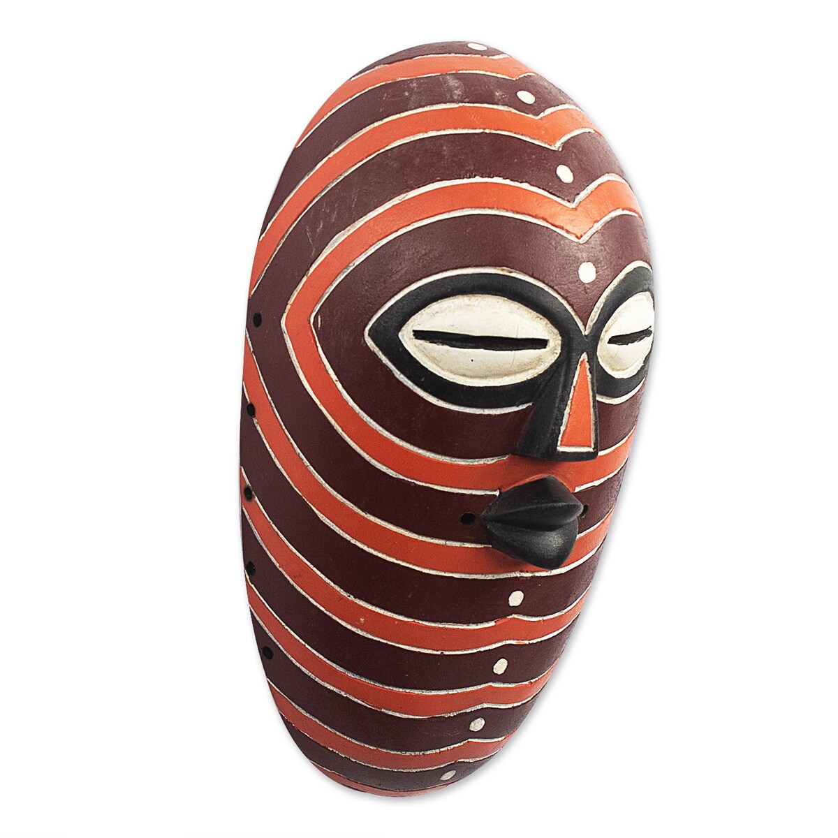 Novica Handmade Songye African Wood Mask