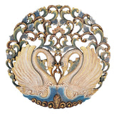 Novica Handmade Swan Glory Wood Relief Panel