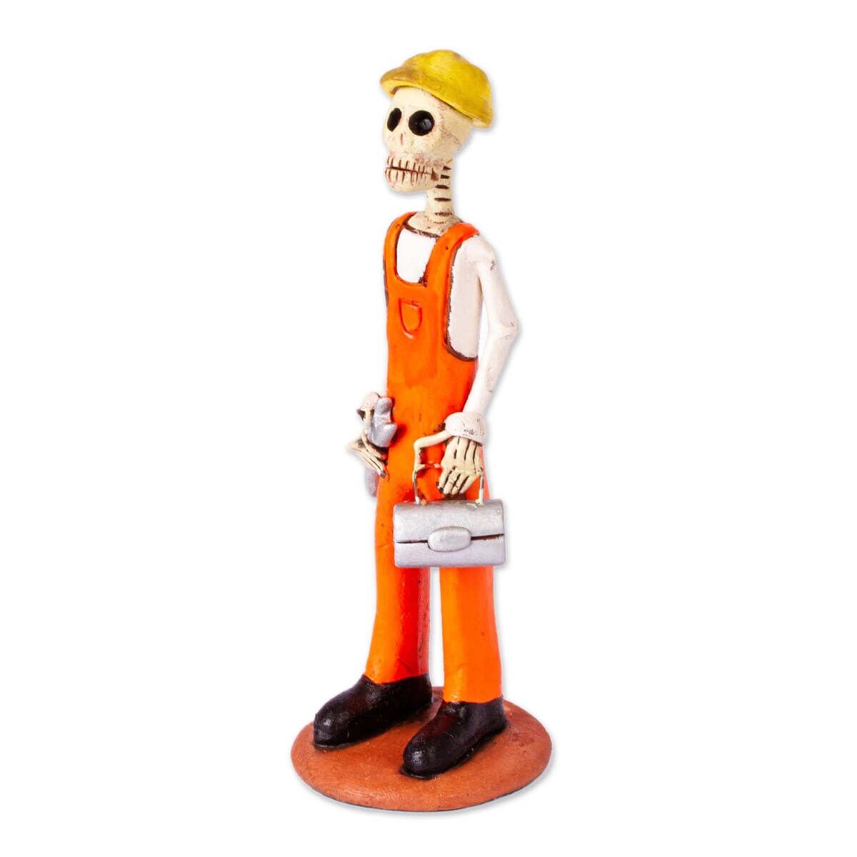 Novica Handmade Tradesman Catrin Ceramic Sculpture
