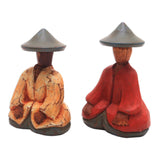Novica Handmade Traditional Couple Wood Figurines (Pair)