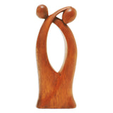 Novica Handmade Wedding Embrace Wood Sculpture