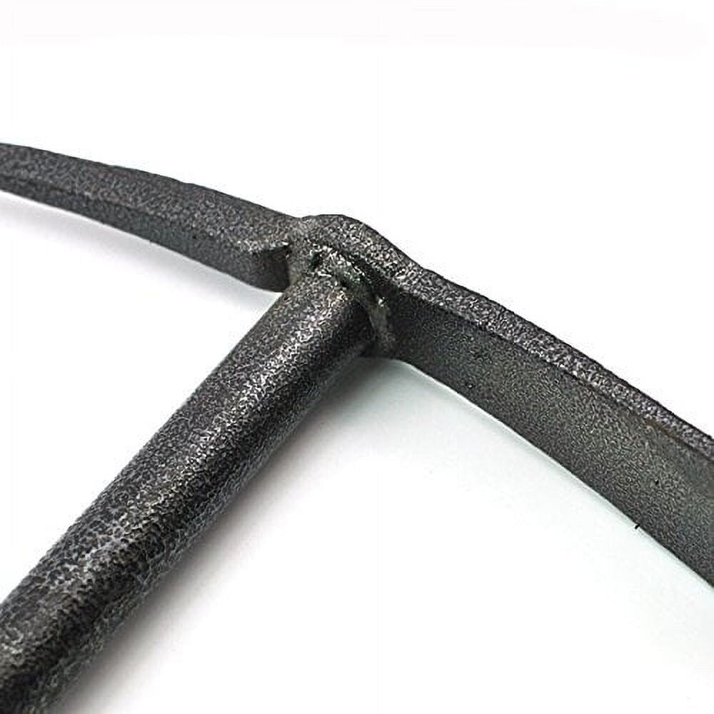 Agfabric Long Triangle Garden Hoe, Plastic Handle 14.6-Inch Length, Blade Width 10-Inch