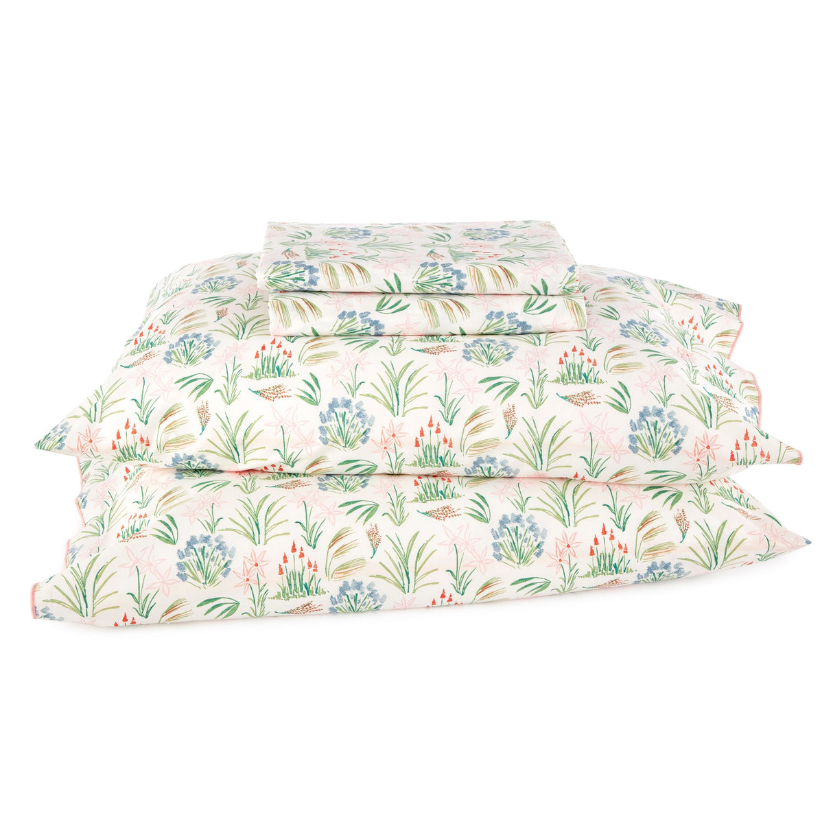 Novogratz by Utica Waverly Botanical Waverly White Sheet Set