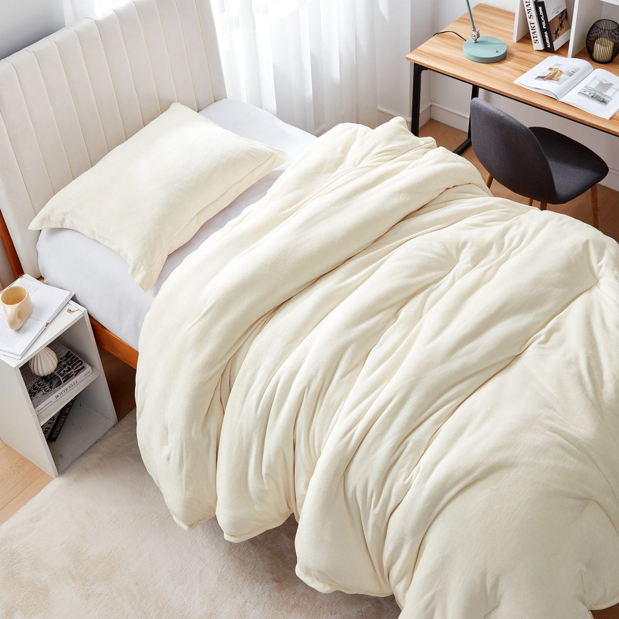 Now You're Cookin' - Coma Inducer® Oversized Comforter Set - White Clay (Kiln Oven)