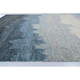 NuStory Surf Hand Tufted Abstract Area Rug in Blue