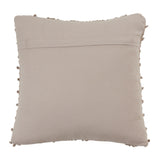 Nubby Design Down Filled Throw Pillow